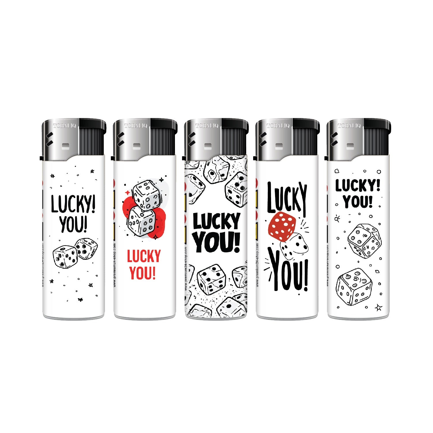 TOBALIQ Feuerzeug LUCKY DEAL Motive