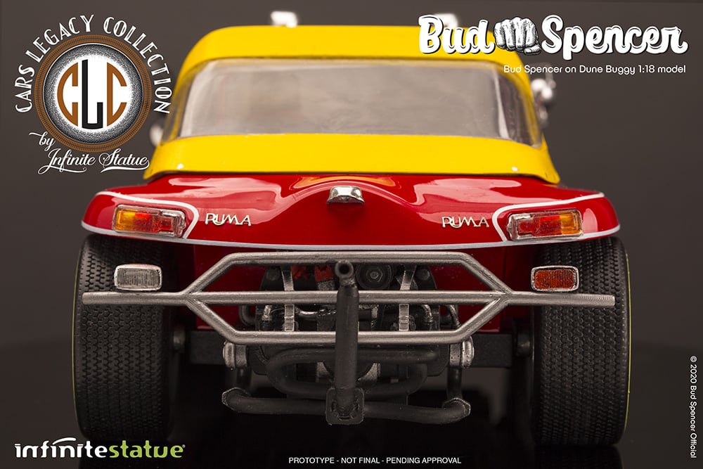 Dune Buggy Modell mit Bud Spencer von Infinite Statue 1:18