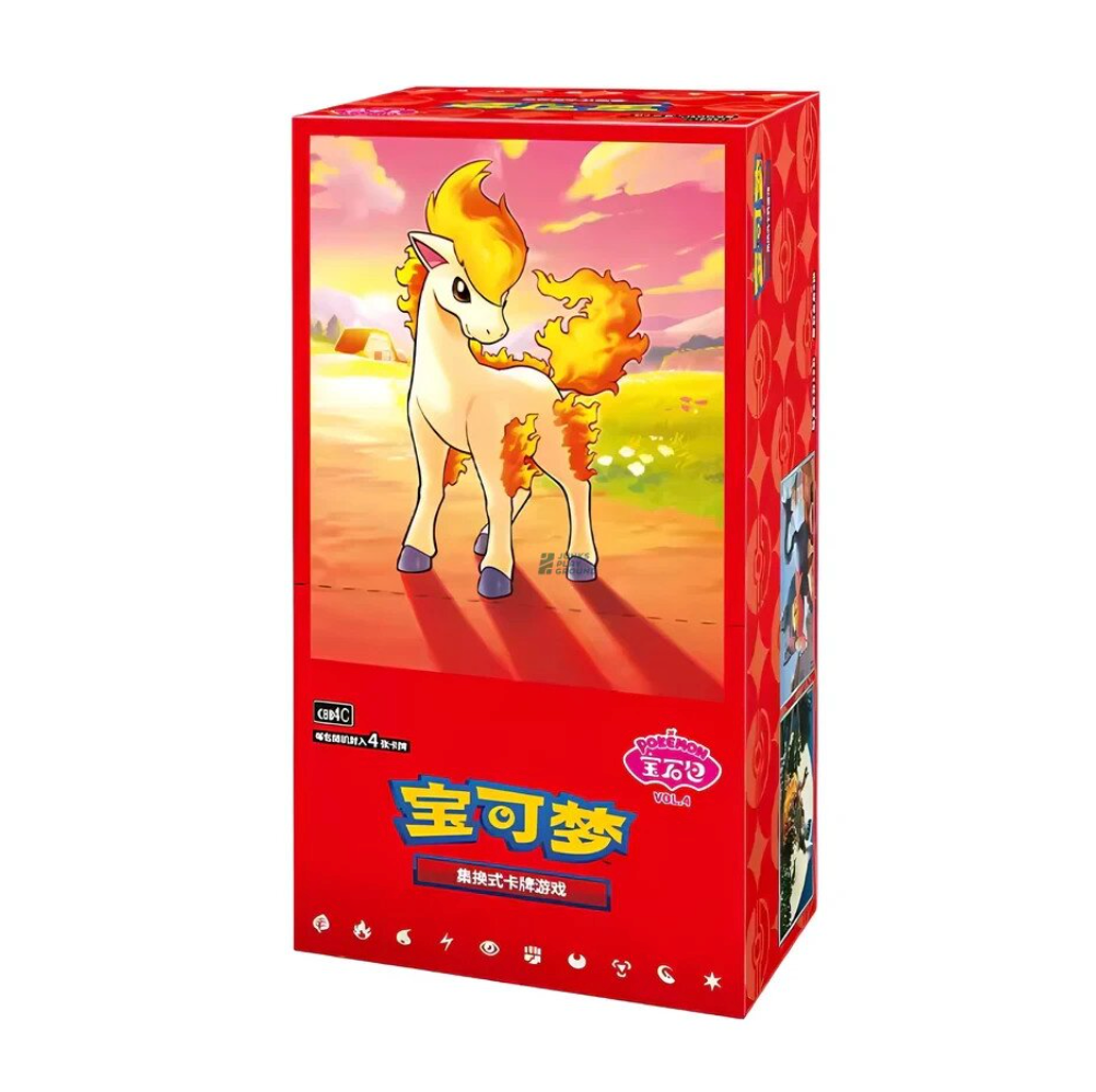 Pokémon Gem Pack Vol. 4 (CBB4C) 18er Display – Chinesisch