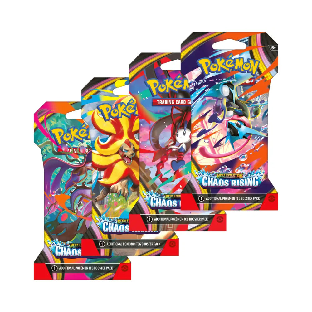 Pokémon Chaos Rising - Sleeved Booster – Englisch
