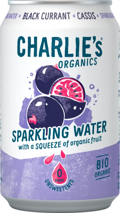 Charlie's Organic Sparkling Water Black Currant