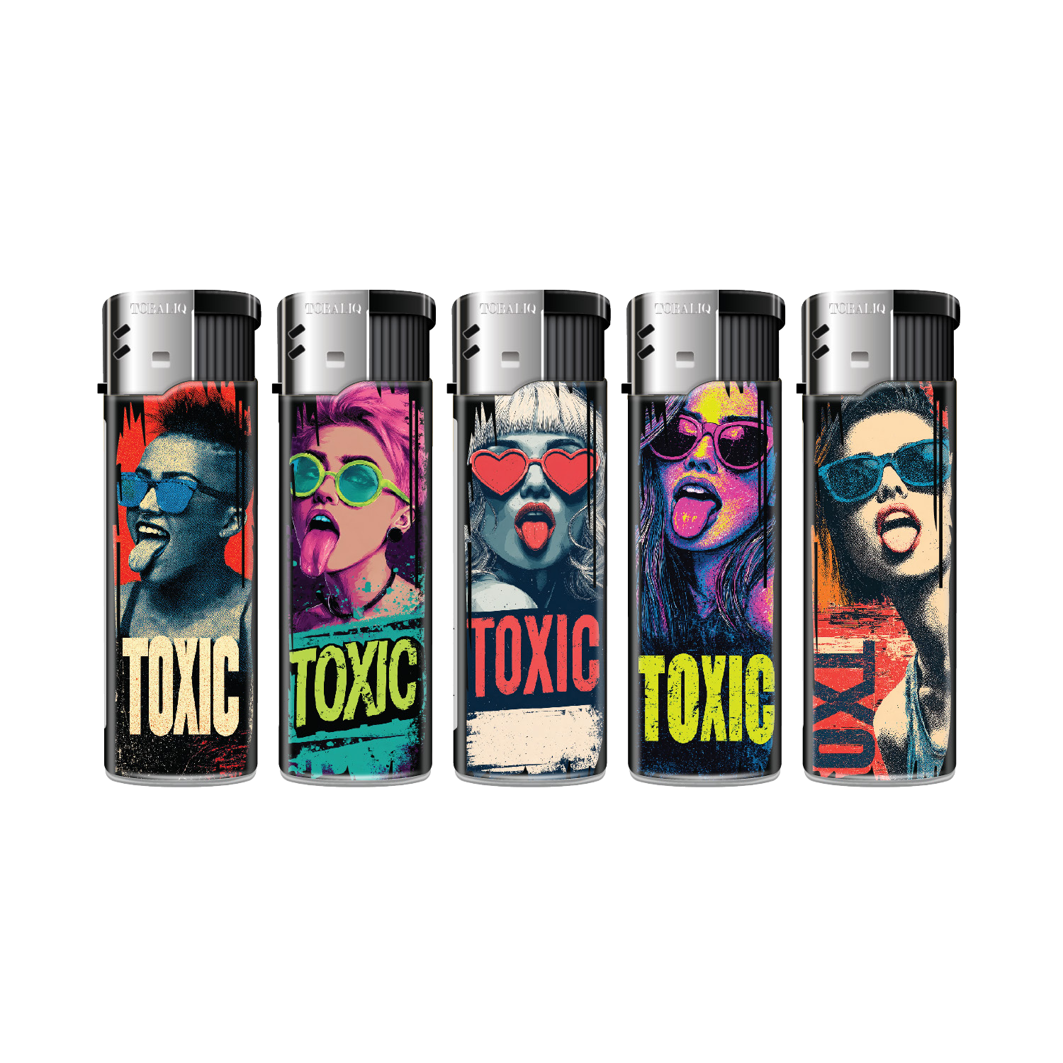 TOBALIQ Feuerzeug TOXIC Detail