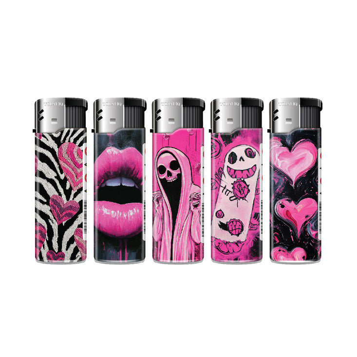 TOBALIQ Feuerzeug ZEBRA LOVE Motiv