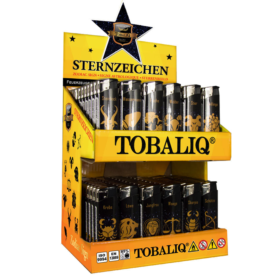 TOBALIQ Feuerzeug ZODIAC Display