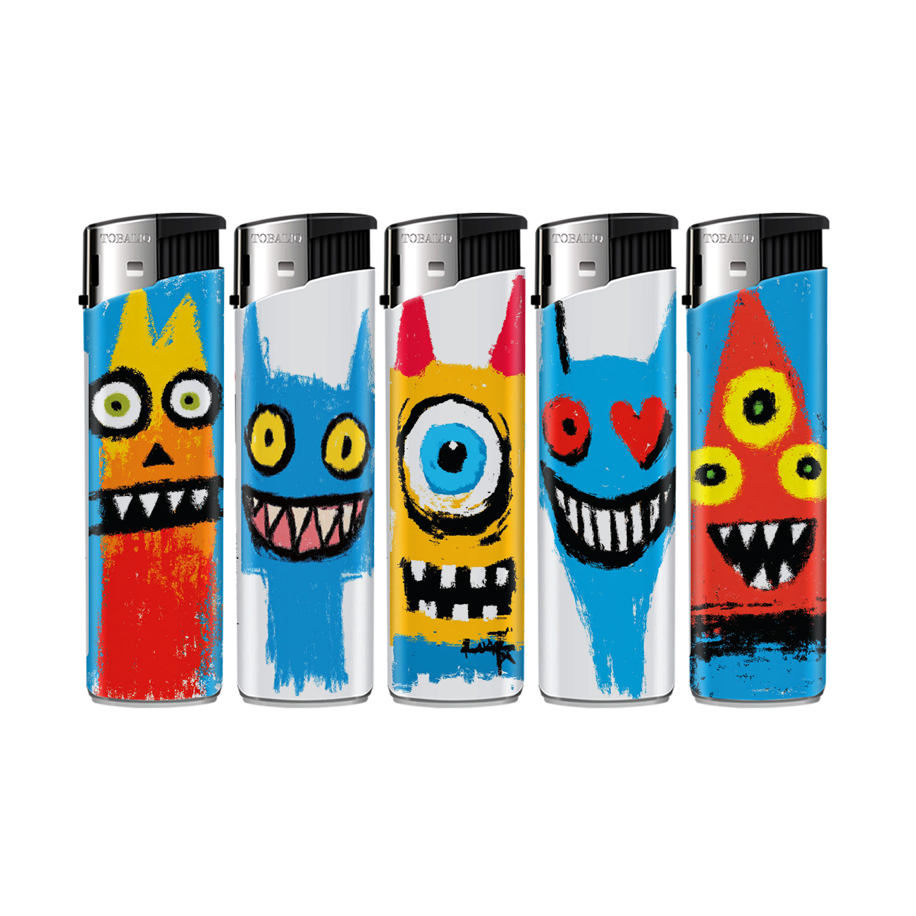 TOBALIQ Feuerzeug BABY MONSTER Detail