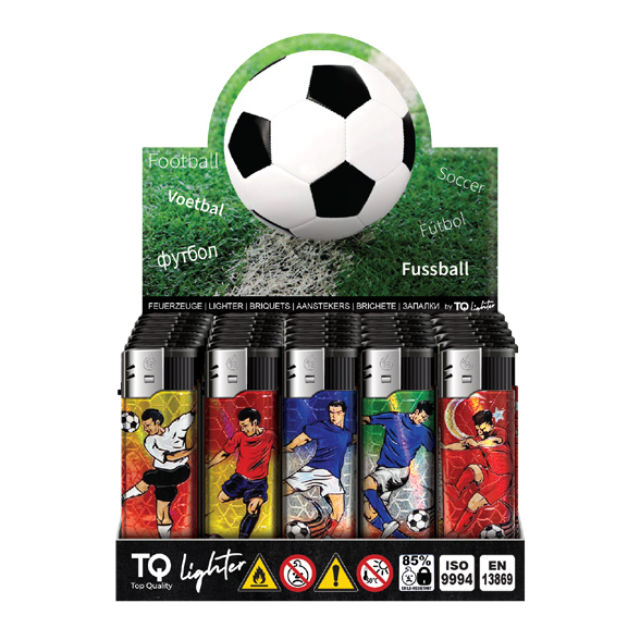 TOBALIQ Feuerzeug FOOTBALL Display