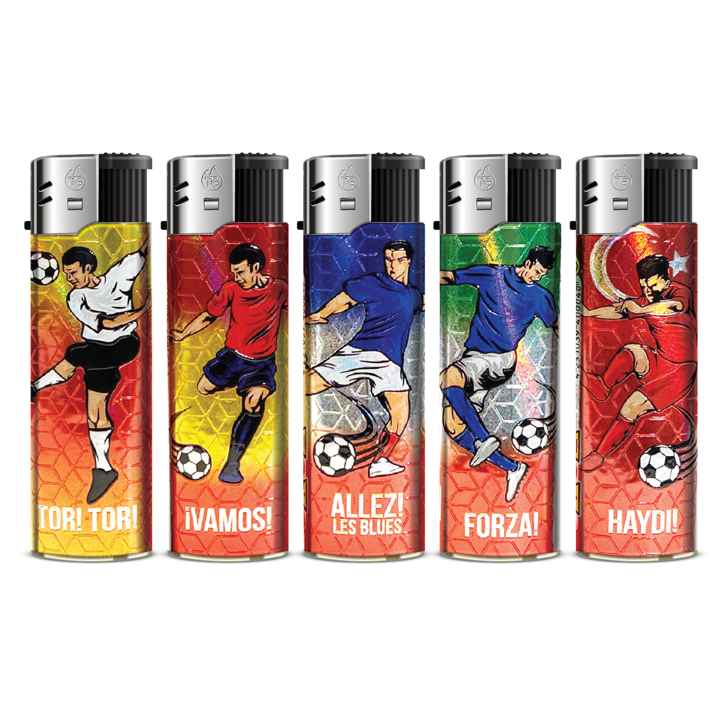 TOBALIQ Feuerzeug FOOTBALL Detail