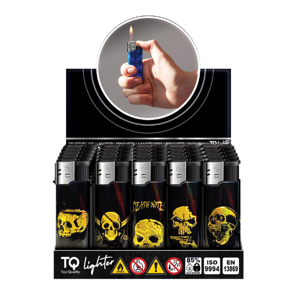 TOBALIQ Feuerzeug DEADLY GOLD Display