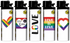 TOBALIQ Feuerzeug LOVE IS LOVE Detail