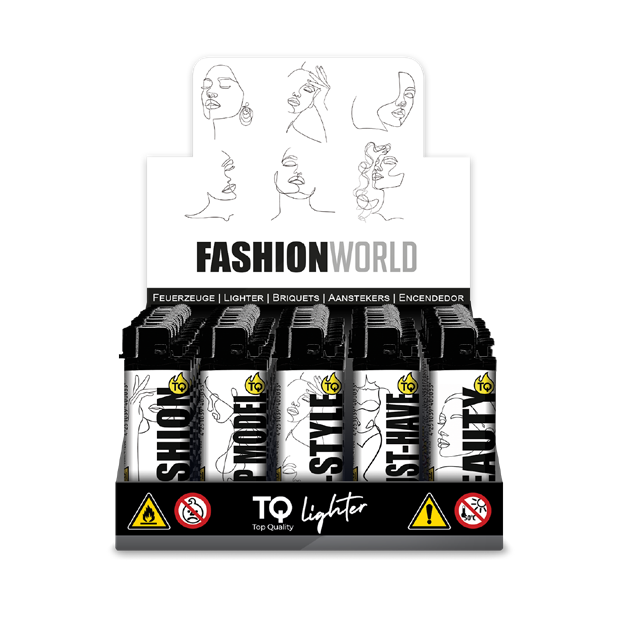 TOBALIQ Feuerzeug FASHION WORLD Display