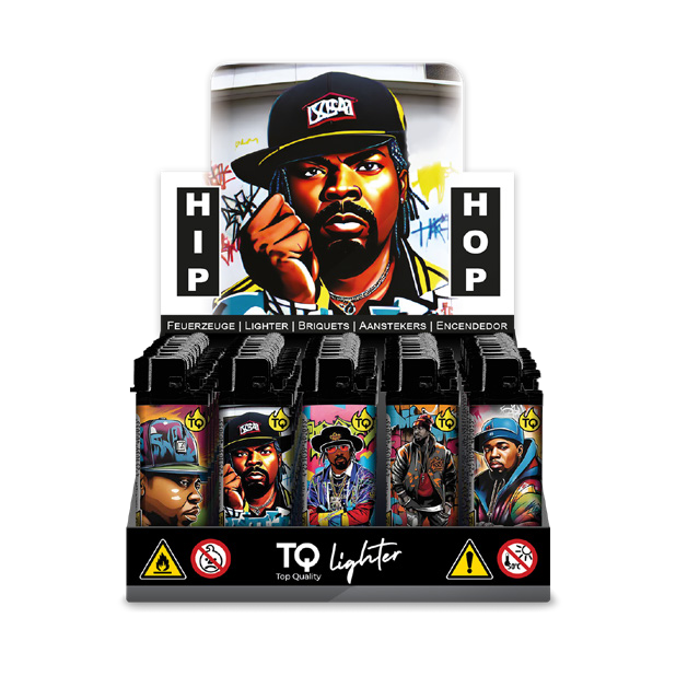 TOBALIQ Feuerzeug HIP HOP Display
