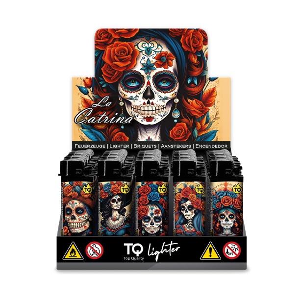 TOBALIQ Feuerzeug LA CATRINA Display