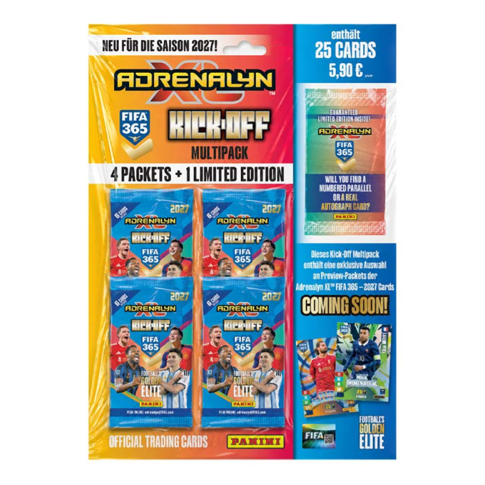 Panini FIFA 365 2026/27 Adrenalyn XL Kick-off Multipack