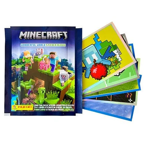 Panini Minecraft Wonderful World Classic Tin Inhalt