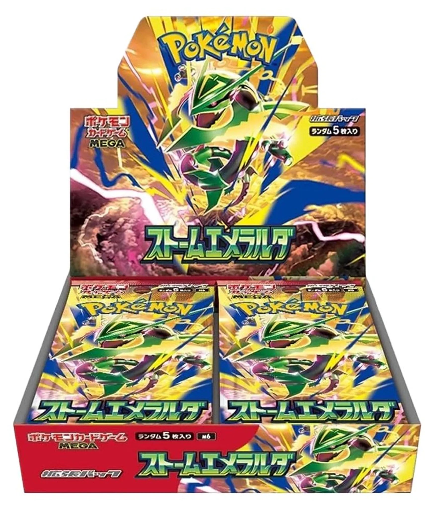 Pokémon Mega Storm Emerald Display (M6) – Japanisch