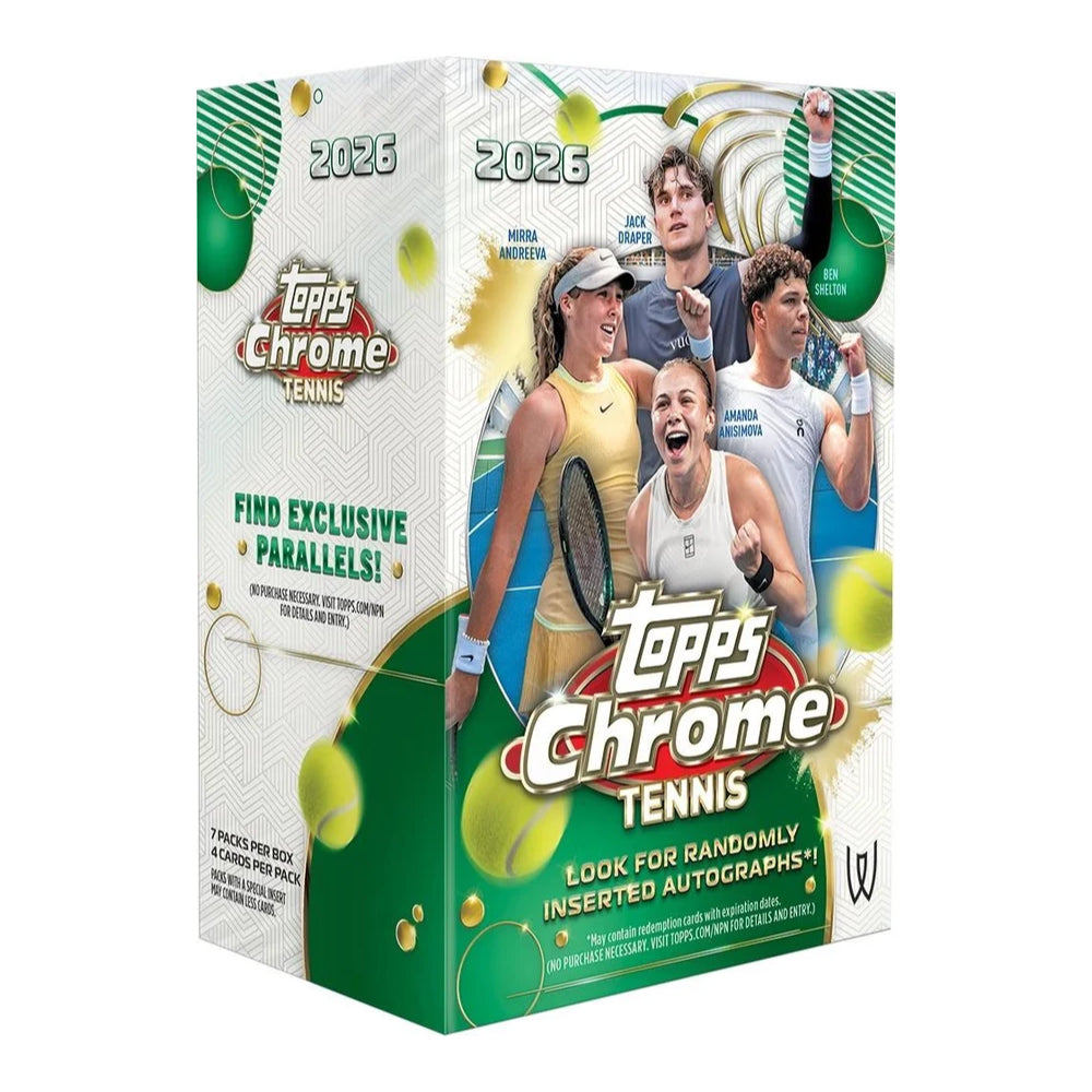 Topps Chrome Tennis 2026 Value Box