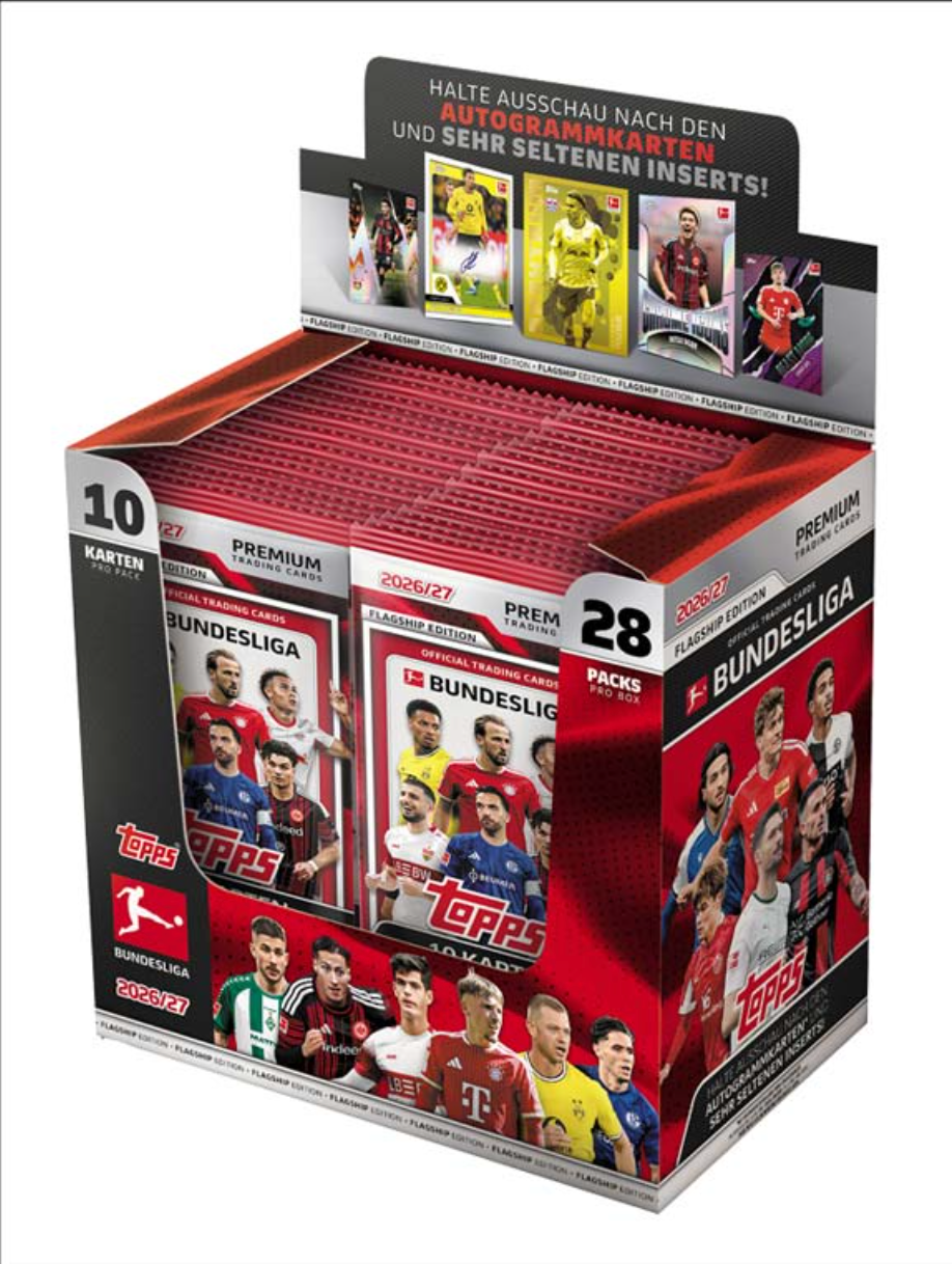 Topps Bundesliga Trading Cards 2026/27 Debut Edition – 28er Display