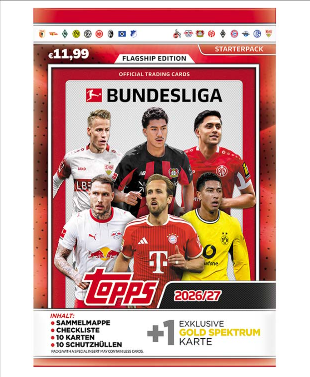 Topps Bundesliga Trading Cards 2026/27 Debut Edition – Starter Pack
