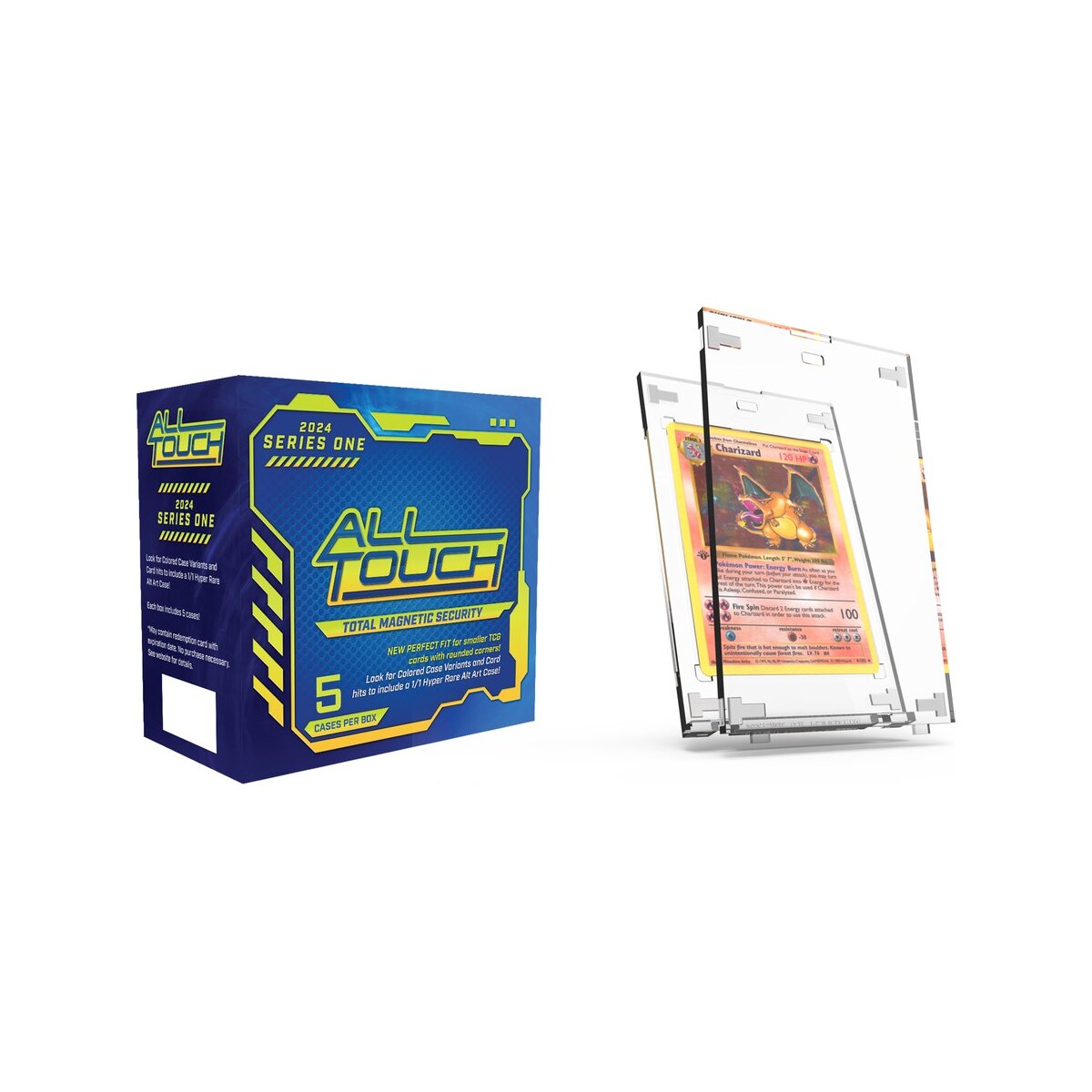 ALL TOUCH CASE - Magnetic Card Holder Blaster Box: TCG (5 Cases)