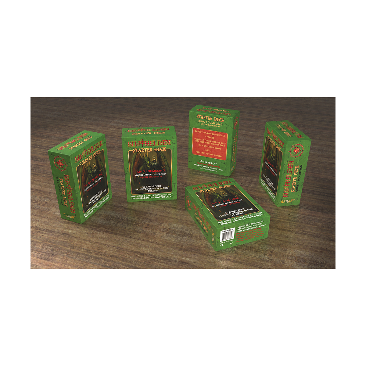 Bluthelden Origin Deck-Set Display (4 Decks) EN