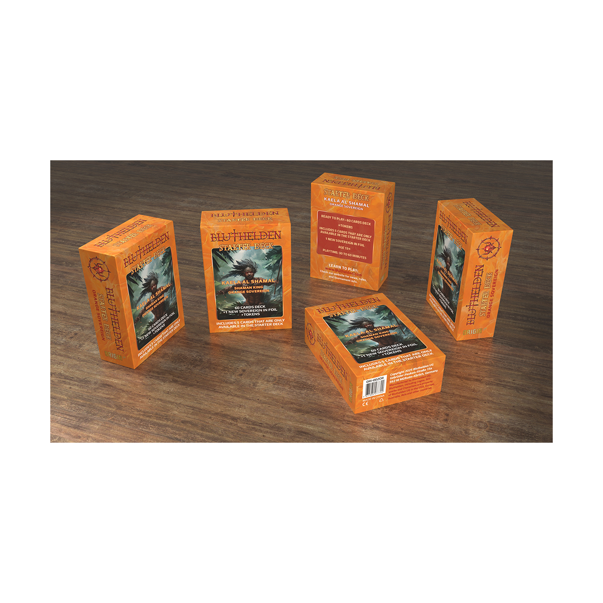 Bluthelden Origin Deck-Set Display (4 Decks) EN