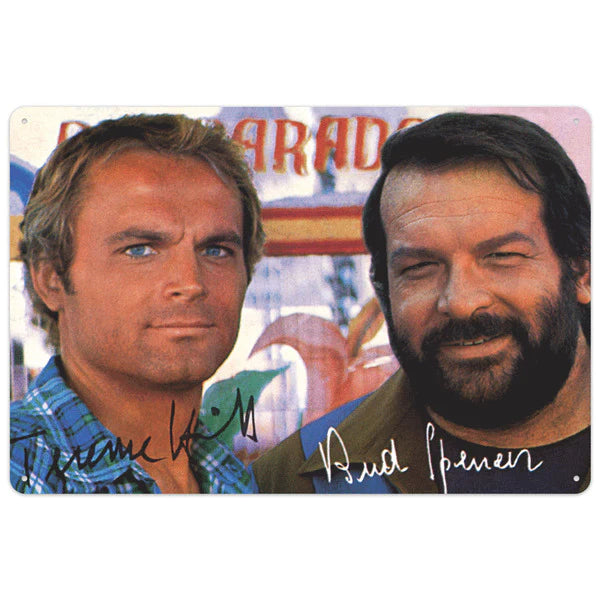 Bud Spencer Blechschild "Autogramm"