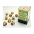 Chessex Festive Circus/Black 12mm D6 Dice Block (36 Würfel)