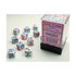 Chessex Festive Pop Art/Blue 12mm D6 Dice Block (36 Würfel)