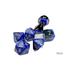 Chessex Gemini Black-Blue/Gold Polyhedral 7-Dice Set