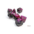 Chessex Gemini Black-Purple/Gold Polyhedral 7-Dice Set