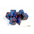 Chessex Gemini Black-Starlight/Red Polyhedral 7-Dice Set