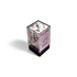 Chessex Gemini Black-White/Pink 16mm D6 Dice Block (12 Würfel)