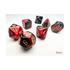Chessex Gemini Mini-hedral Purple-Red/Gold 7-Dice Set