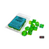 Chessex Gemini Plasma Green-Teal/Orange Luminary Set of Ten D10s