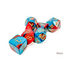 Chessex Gemini Red-Teal/Gold Polyhedral 7-Dice Set