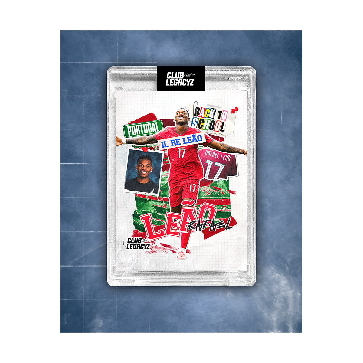 Club Legacyz Icons 5th Edition Back to School Football Cards - Display