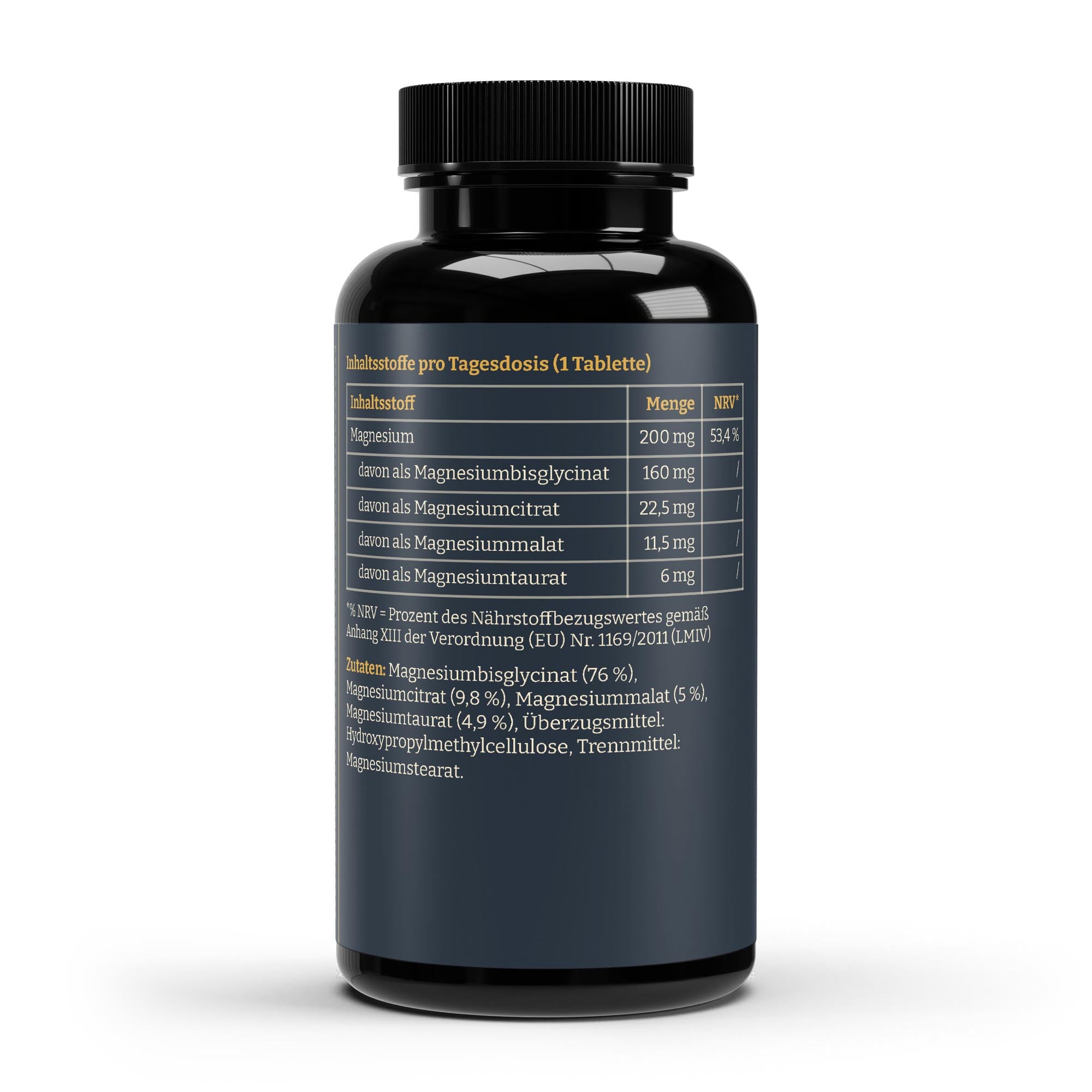 Schlagkraft Magnesium 4fach Komplex - 60 vegane Tabletten
