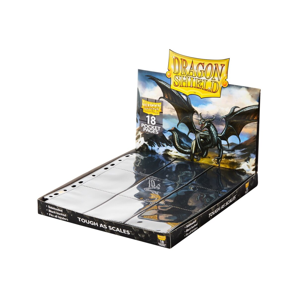 Dragon Shield 18-Pocket Pages Clear Standard Size - 50ct