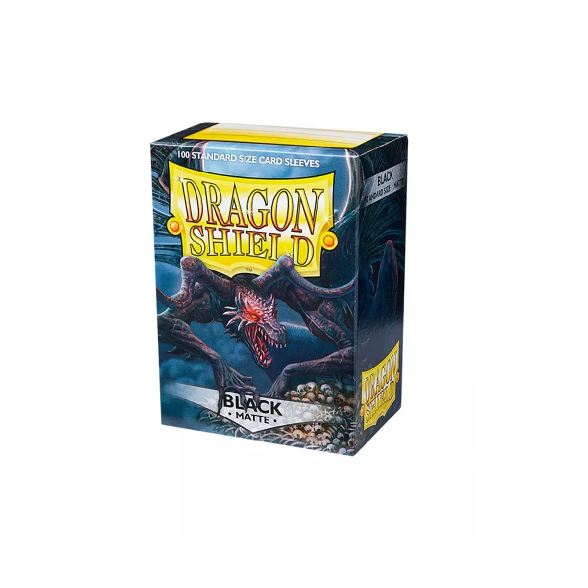 Dragon Shield Black Standard Matte Sleeves - 100ct