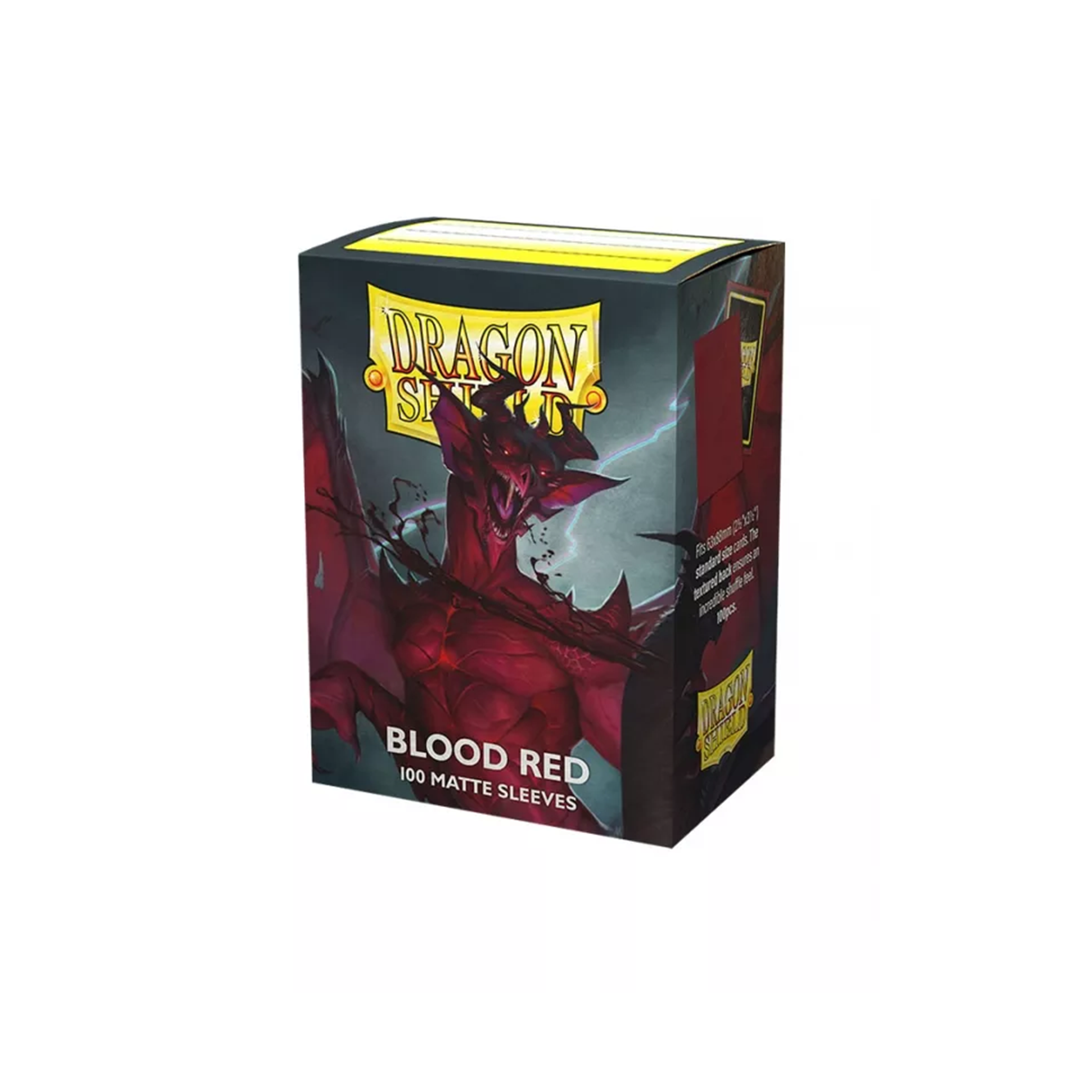 Dragon Shield Blood Red Standard Matte Sleeves - 100ct