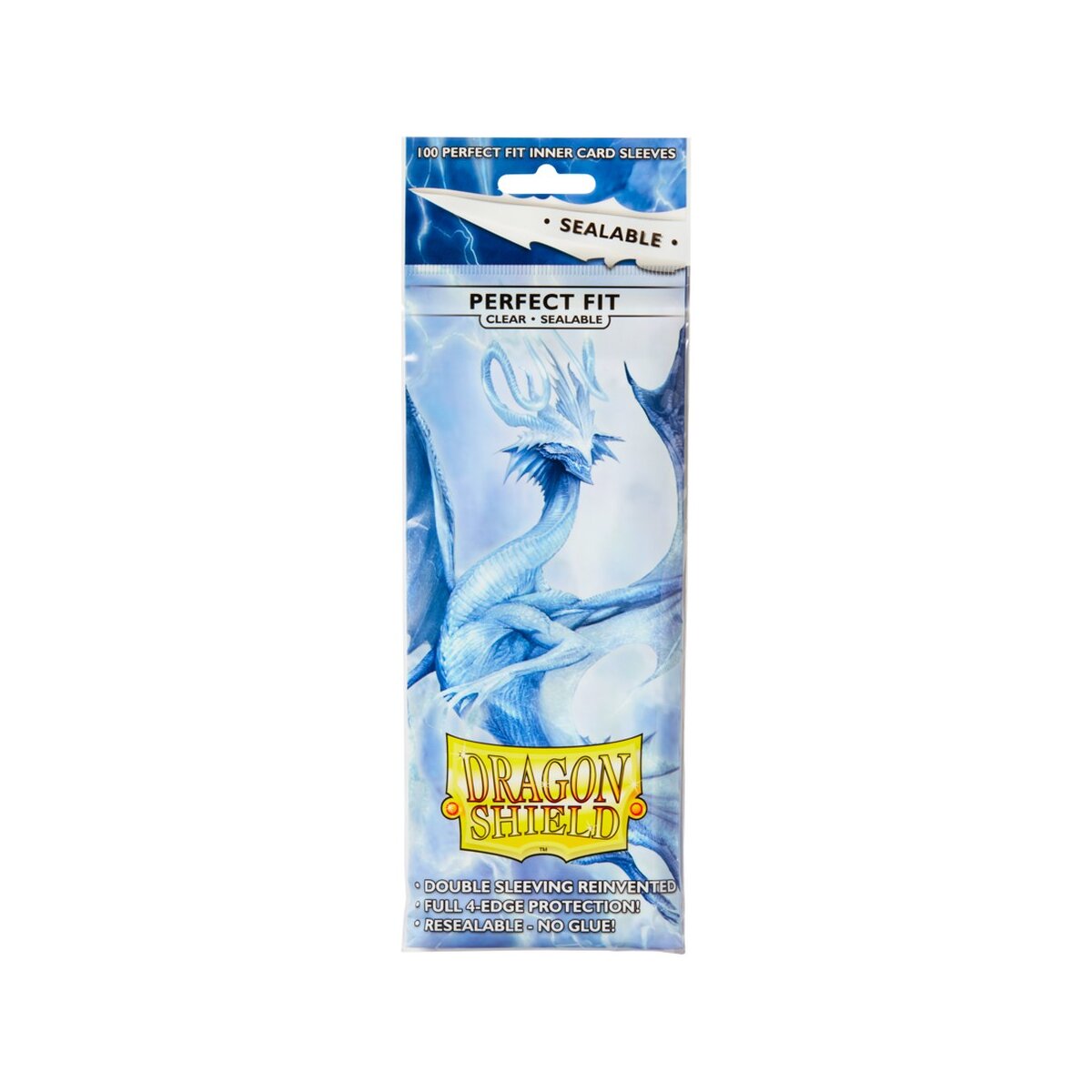 Dragon Shield Clear Standard Perfect Fit Sealable Sleeves - 100ct