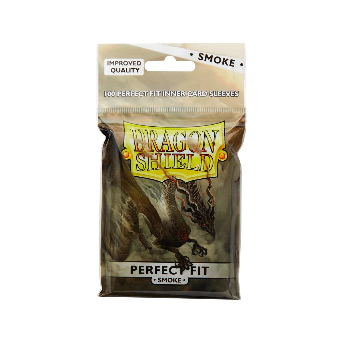 Dragon Shield Smoke Standard Perfect Fit Sleeves - 100ct
