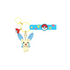 FUNISM Pokémon Keychain - Minun 5cm