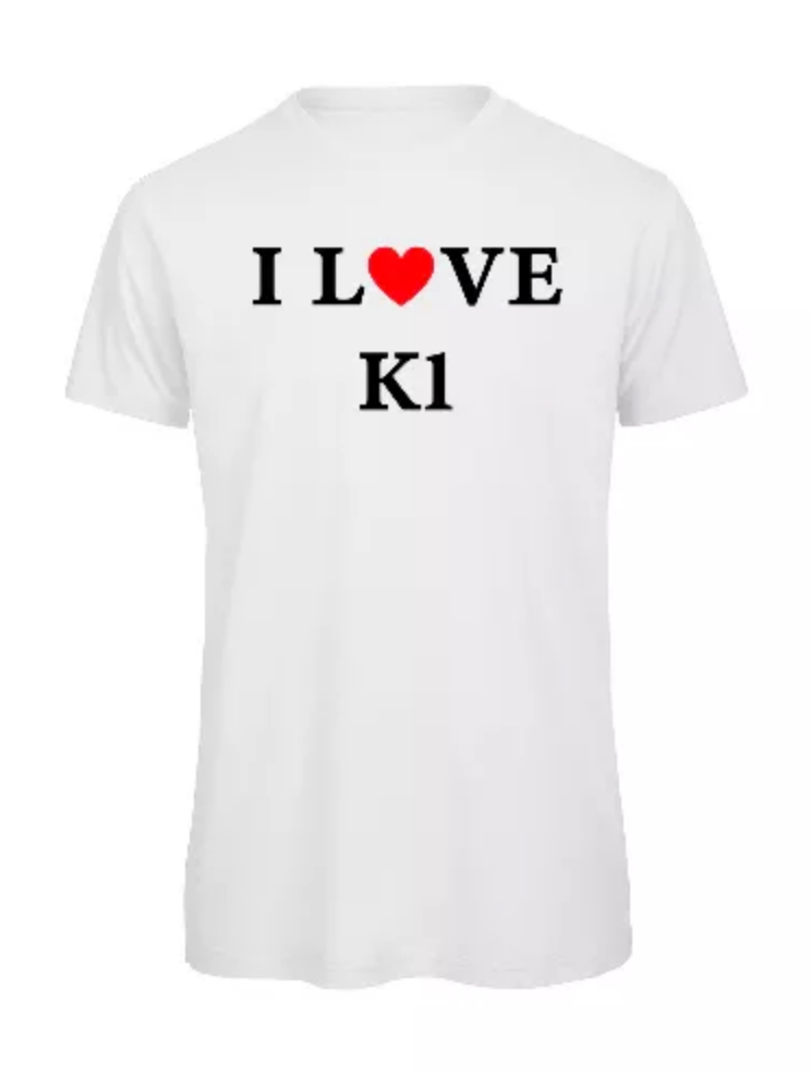 I Love K1 Shirt aus Zwei bärenstarke Typen