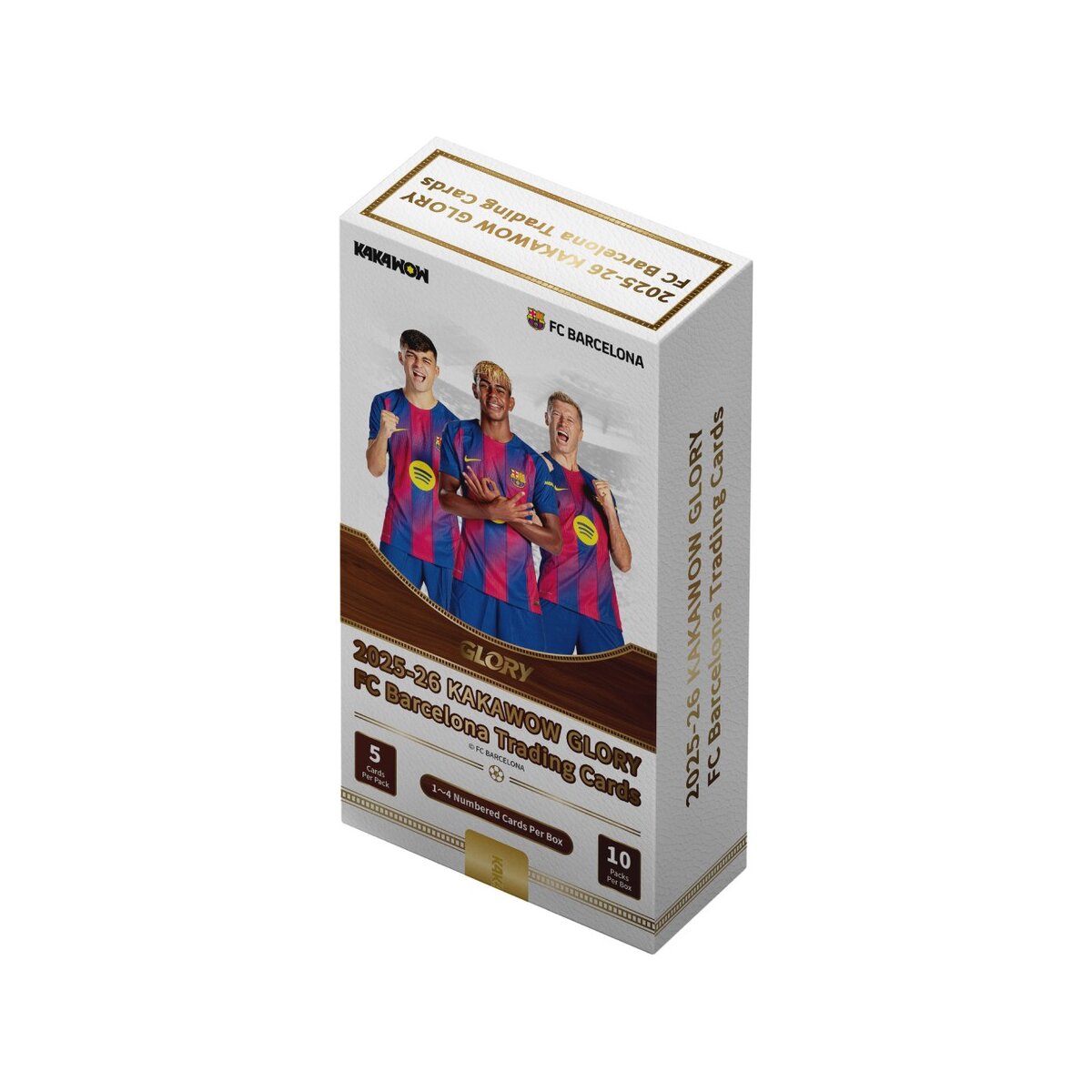KAKAWOW - GLORY FC Barcelona 2025-26 Trading Cards: Regular Box (10 Packs)