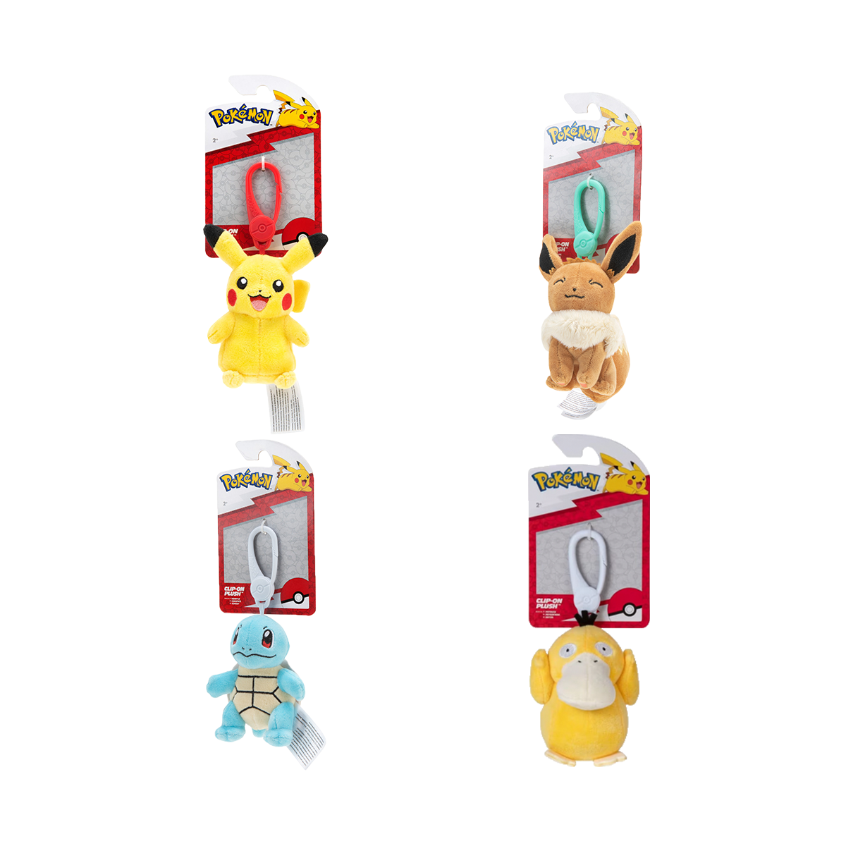 Pokémon Plüsch - Anhänger / Clip Assortment - ca. 10cm