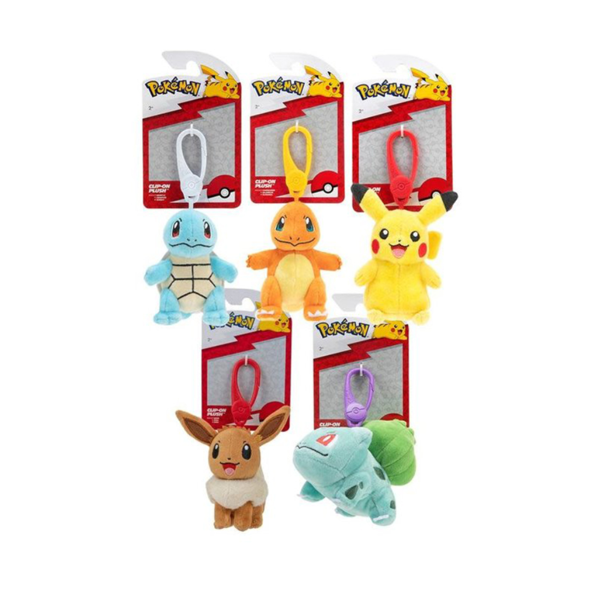 Pokémon Plüsch - Anhänger / Clip Assortment - ca. 5-7cm