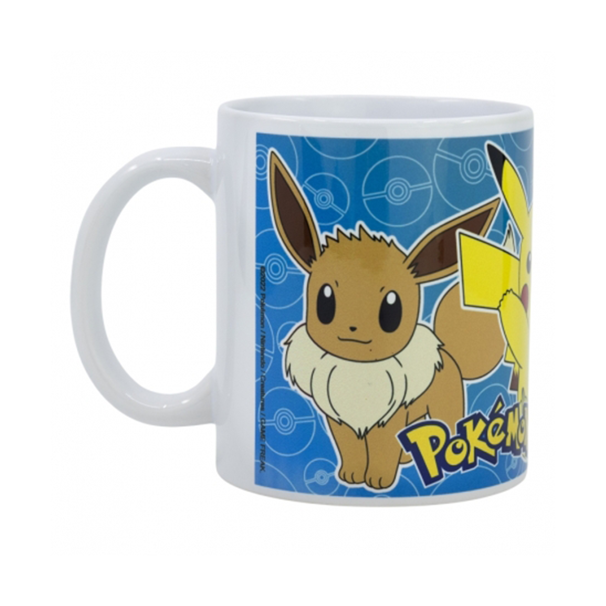 Pokémon - Tasse Evoli, Pikachu, Glumanda Design 325 ml
