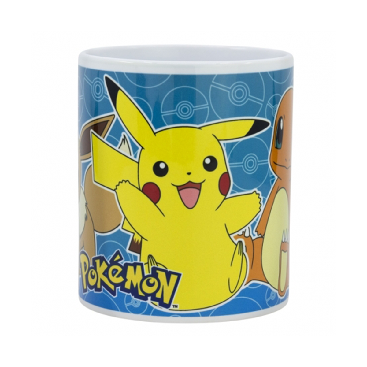 Pokémon - Tasse Evoli, Pikachu, Glumanda Design 325 ml