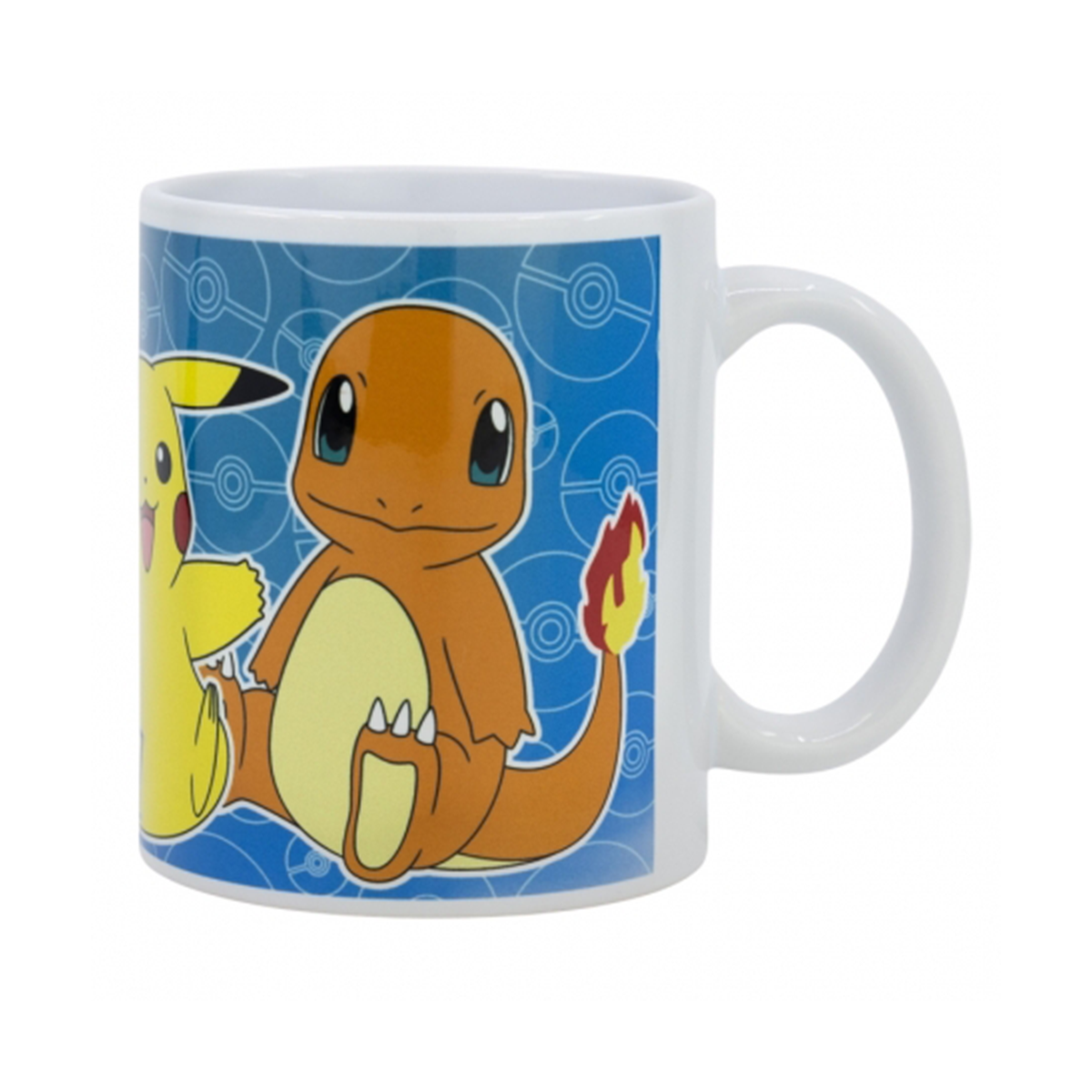 Pokémon - Tasse Evoli, Pikachu, Glumanda Design 325 ml